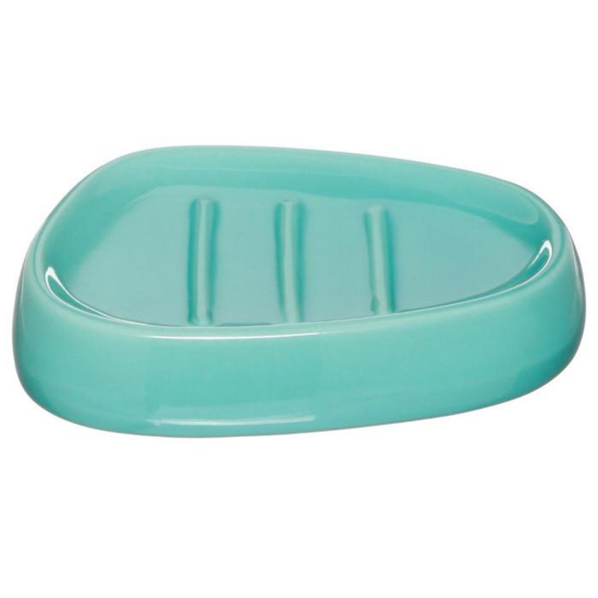 FIVE Porte Savon  Galet  12cm Turquoise