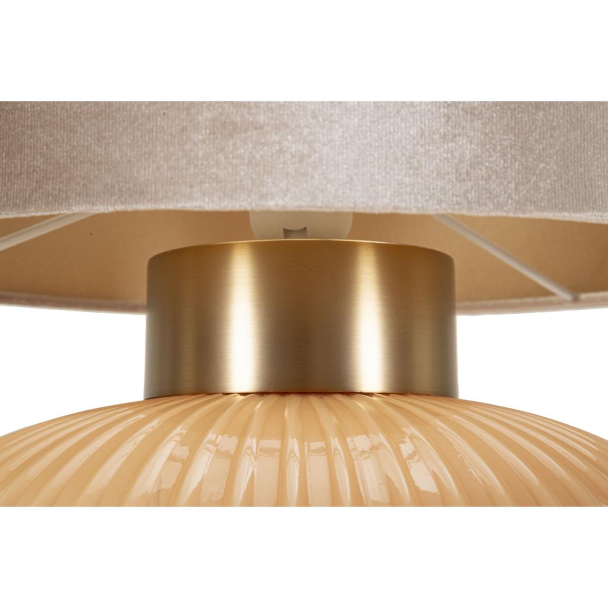 Voir la diapositive 3 : Paris Prix Lampe à poser  perly  49cm perle & or