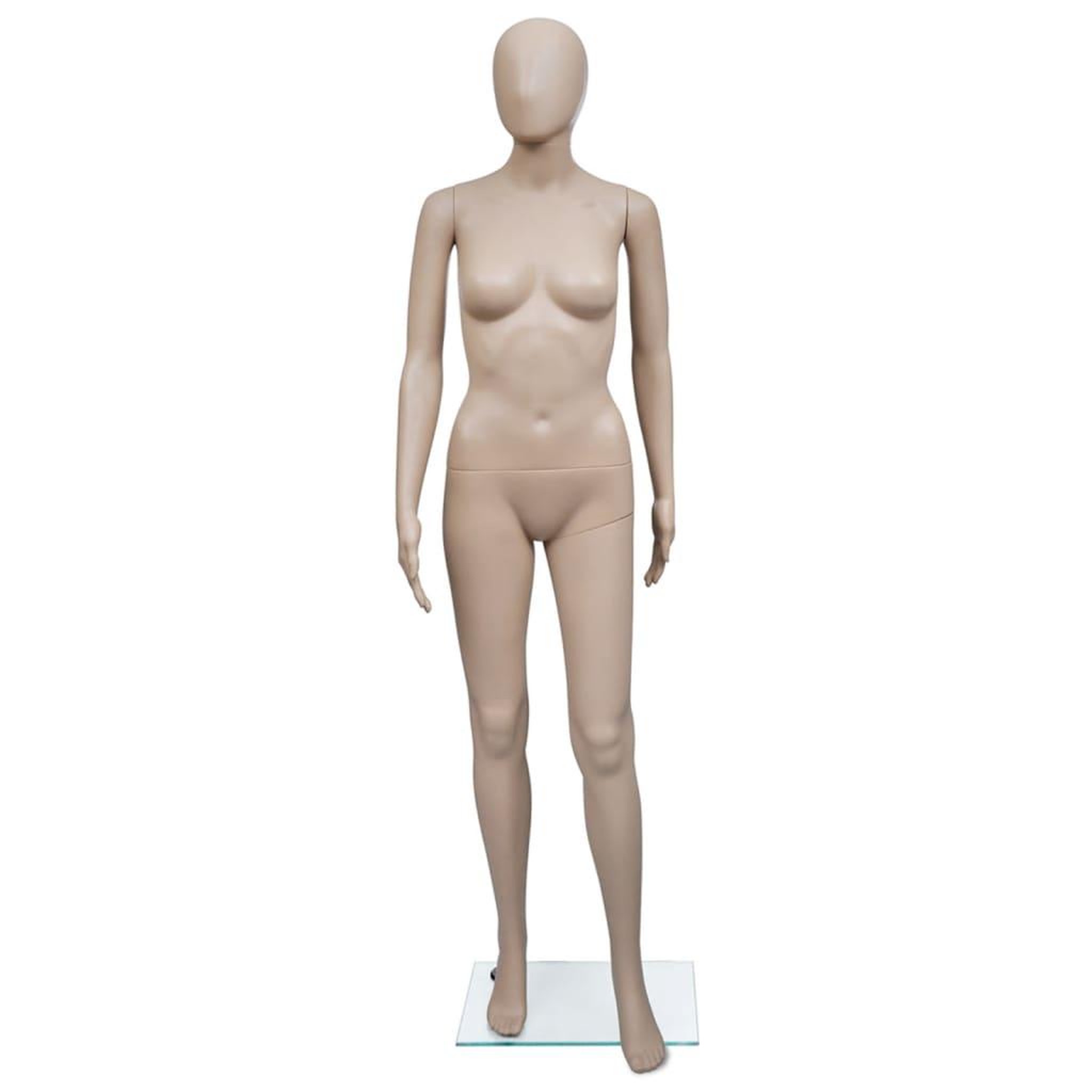 Voir la diapositive 2 : VIDAXL Mannequin de vitrine Femme Tete ronde
