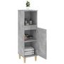Voir la diapositive 4 : VIDAXL Armoire de salle de bain gris beton 30x30x100 cm
