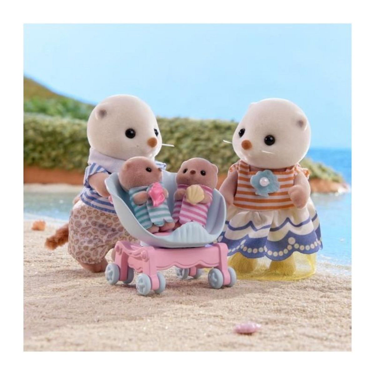 Sylvanian Families La famille Loutre de mer - SYLVANIAN FAMILIES - 5803