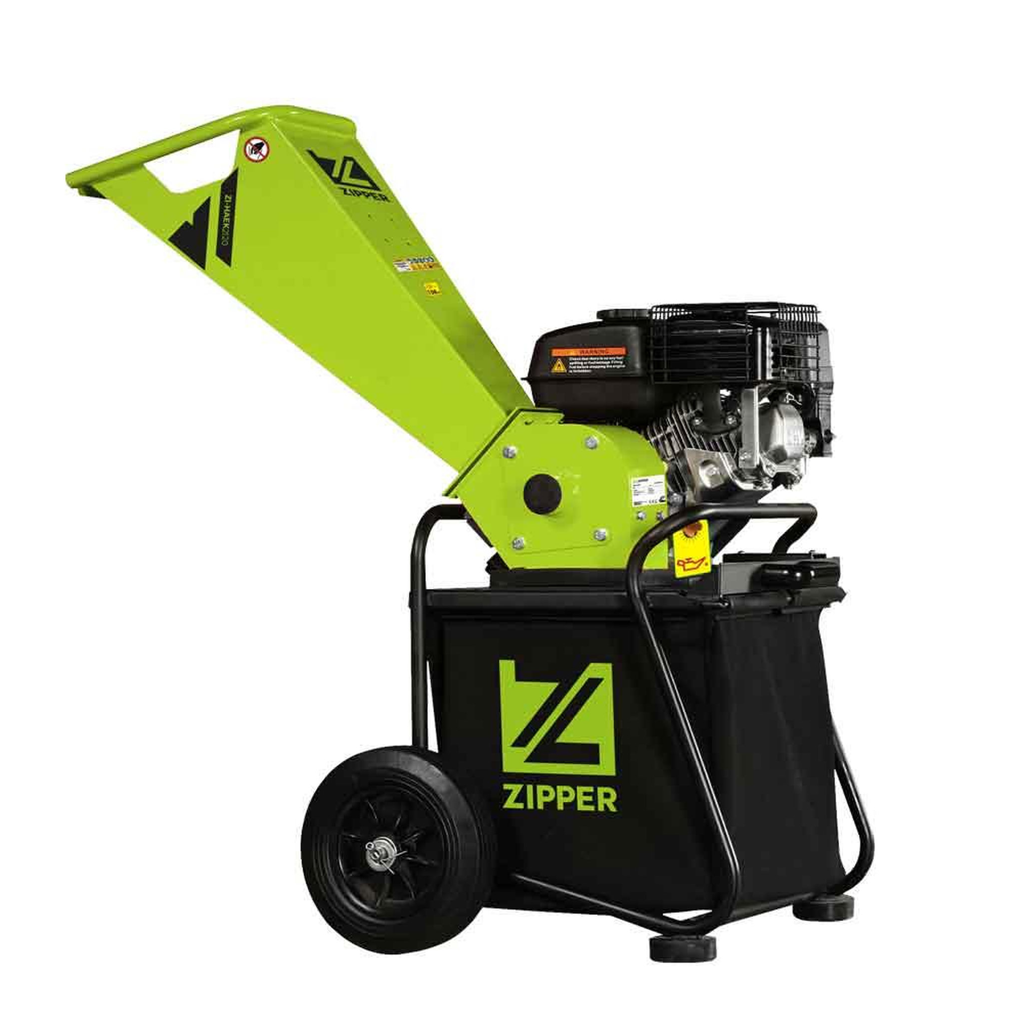 ZIPPER Broyeur de végétaux à essence - 196cm3, 2 lames - 4100W