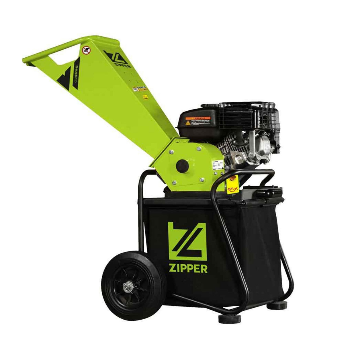 ZIPPER Broyeur de végétaux à essence - 196cm3, 2 lames - 4100W
