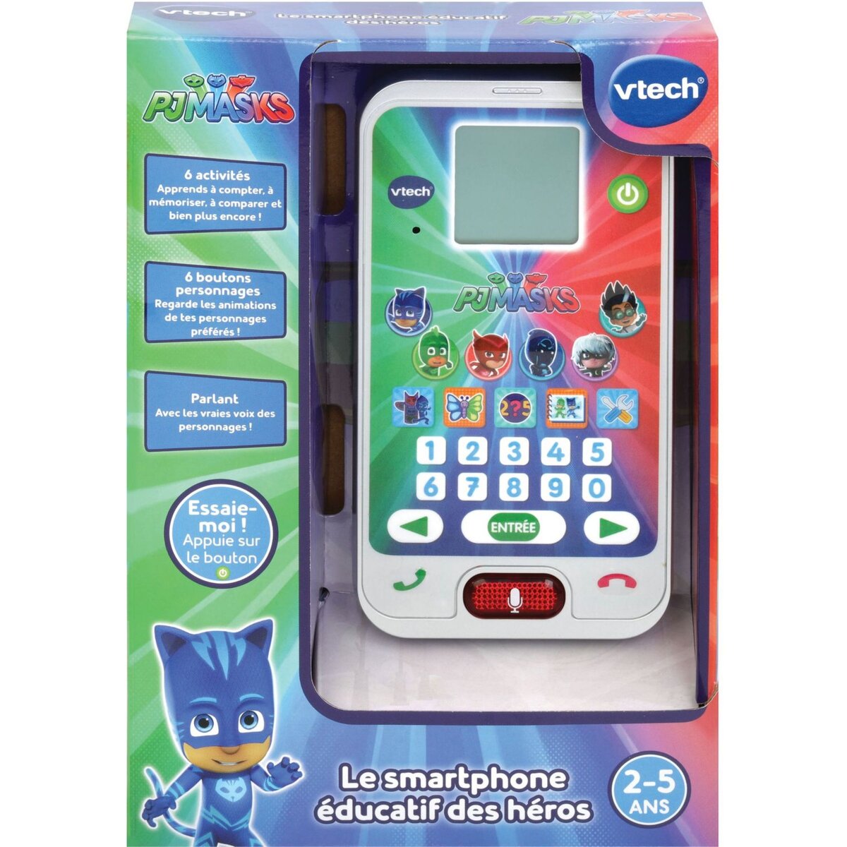 VTECH Smartphone éducatif des héros - Pyjamasques 