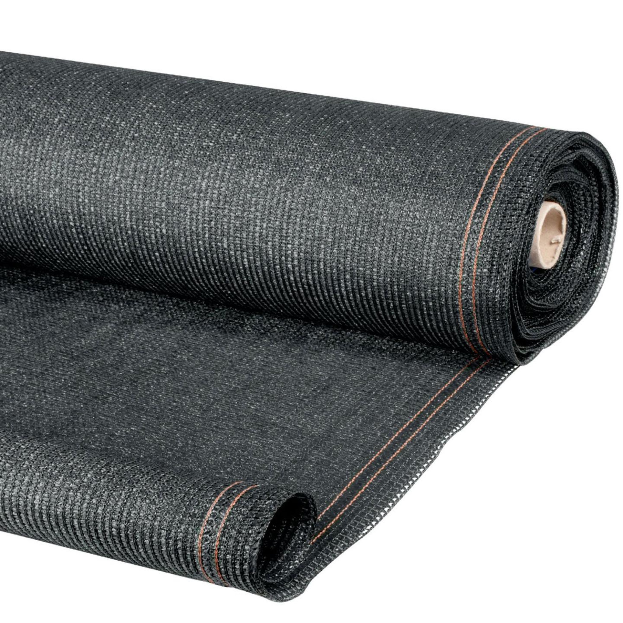 ID MARKET Brise vue renforcé 1,2 x 10 m gris 220 gr/m² luxe pro