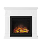 CENTRALE BRICO Cheminée électrique décorative  Larsen  Blanche - Powerflame