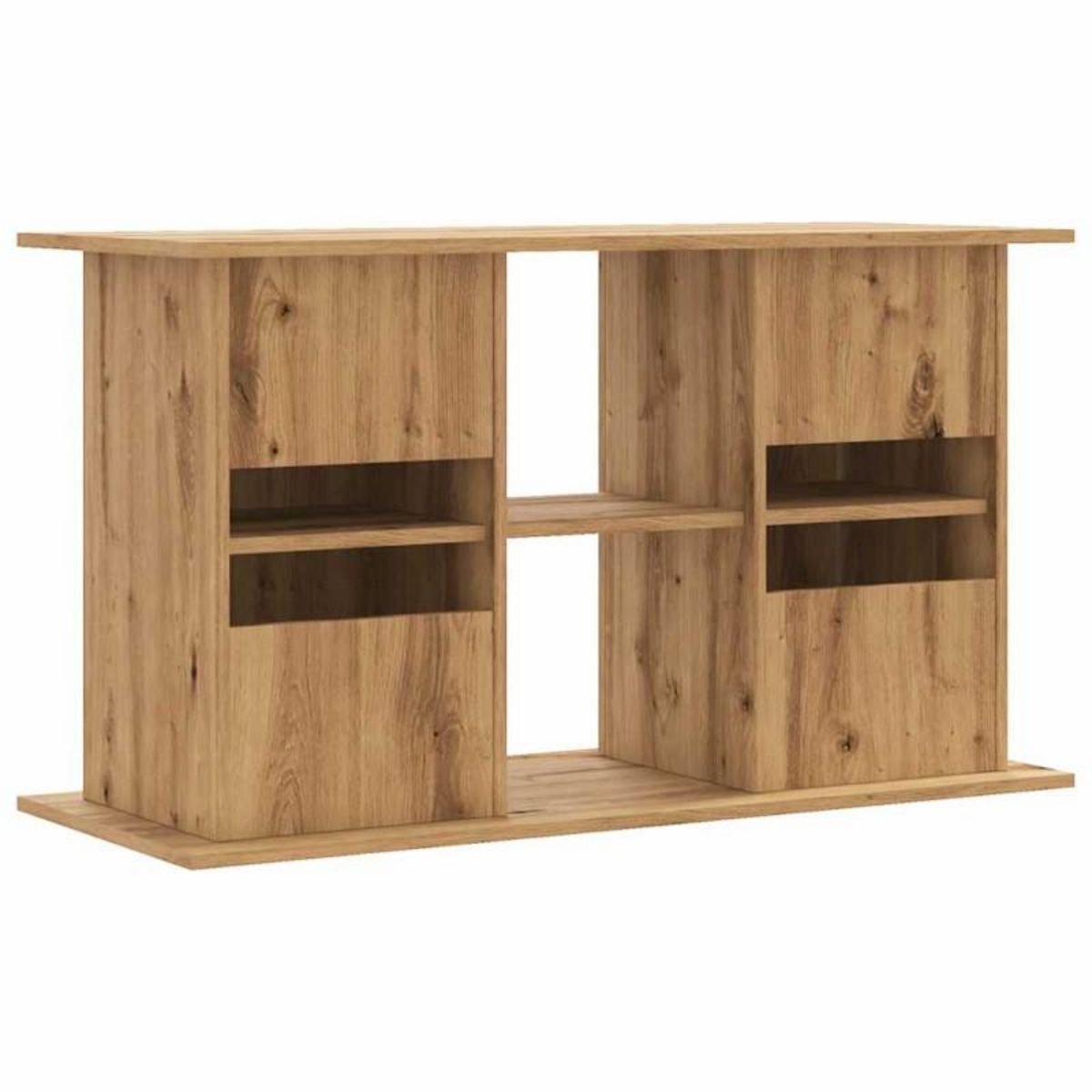 VIDAXL Support d aquarium chêne artisanal 101x41x58 cm bois ingénierie