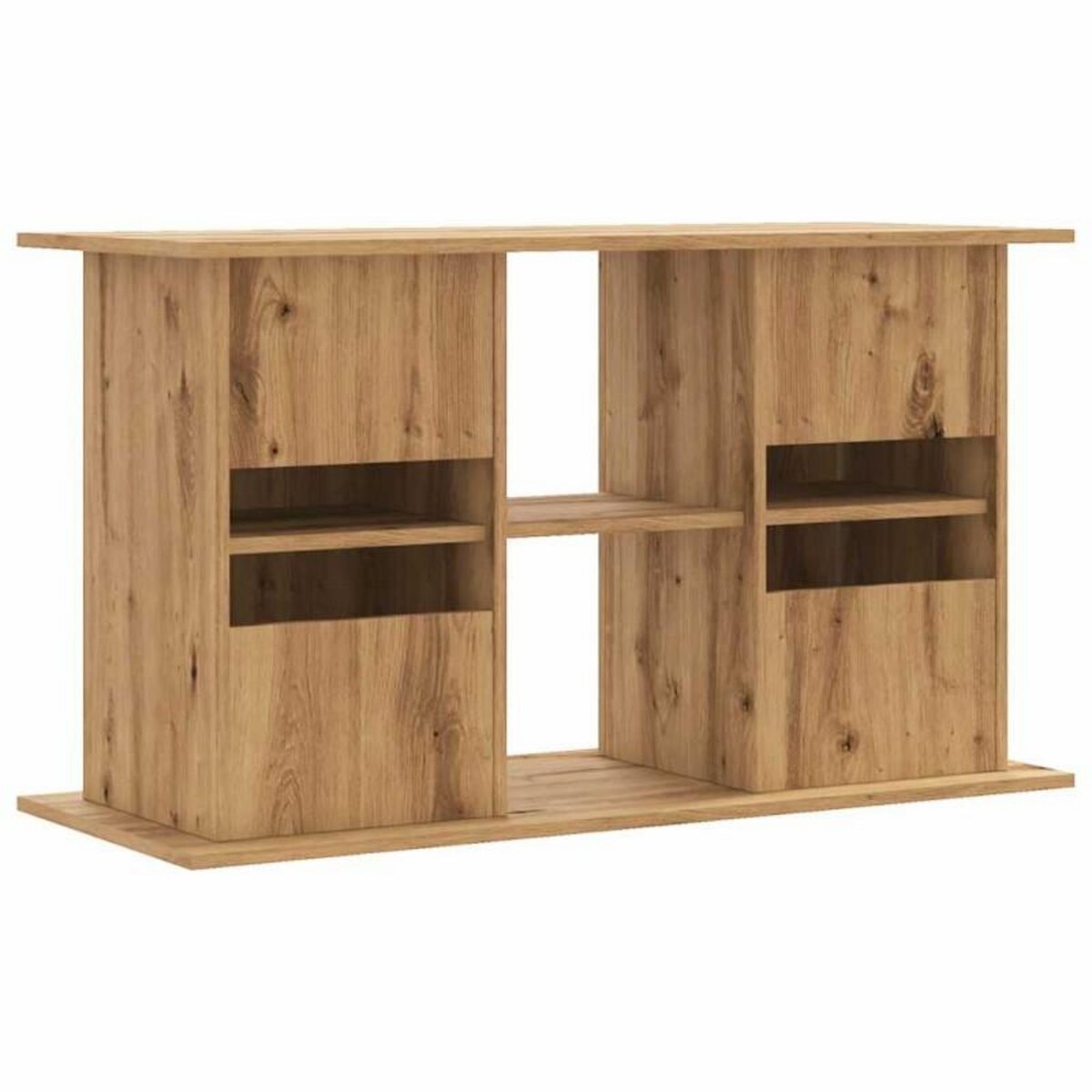 VIDAXL Support d aquarium chêne artisanal 101x41x58 cm bois ingénierie