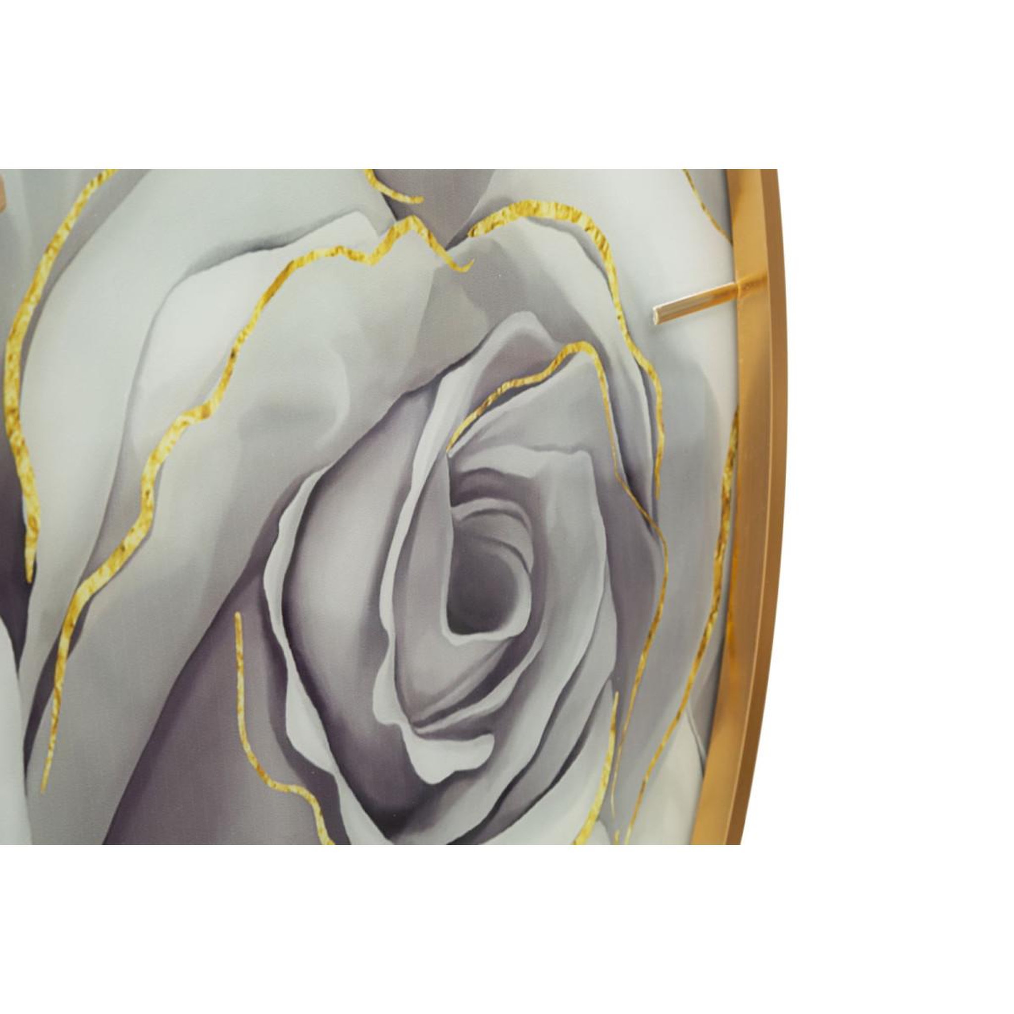 Voir la diapositive 3 : Paris Prix Horloge murale en verre  rose  80cm multicolore