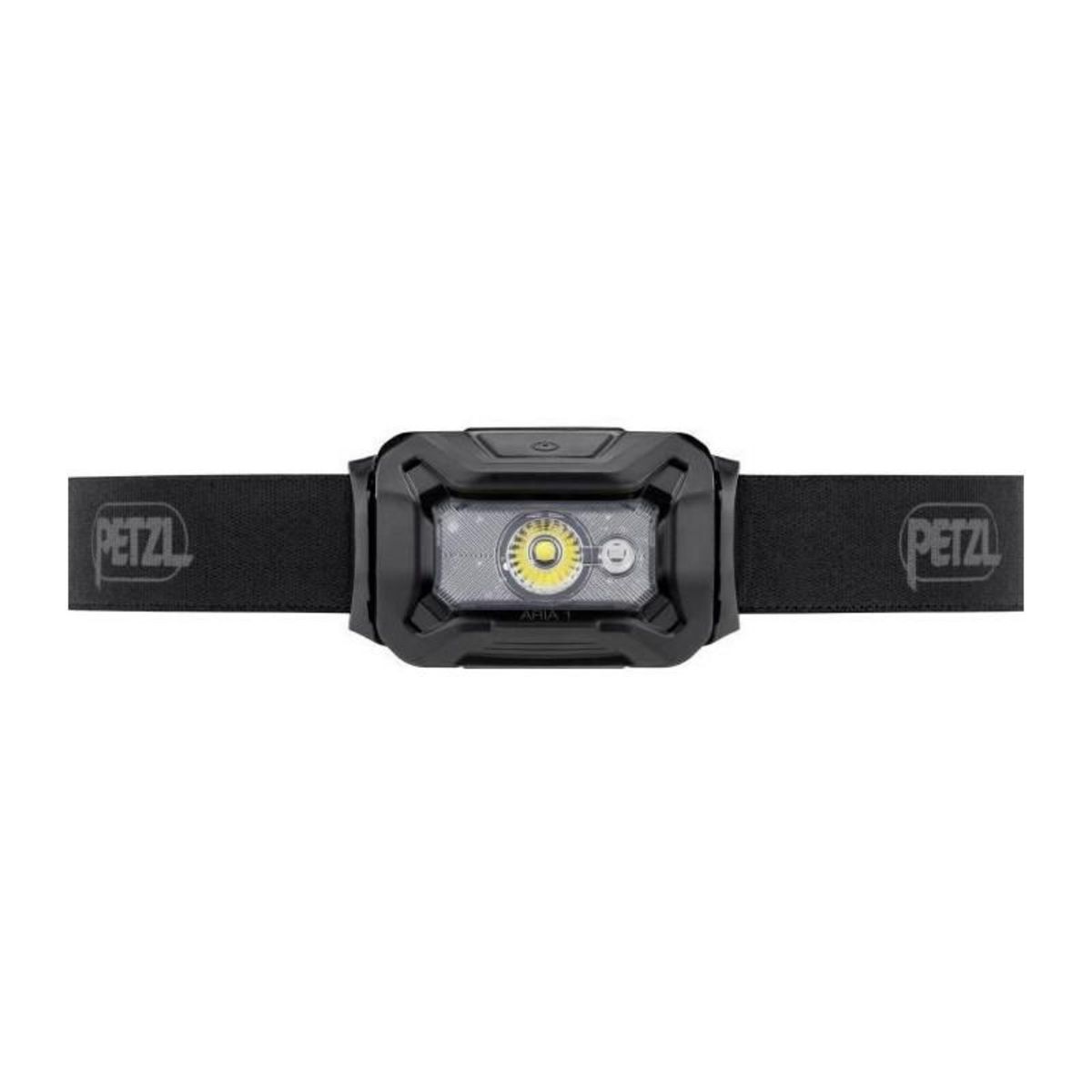Petzl Lampe frontale étanche - PETZL - ARIA 1 - 350 lumens - 3 piles AAA/LR03 incluses - Noir