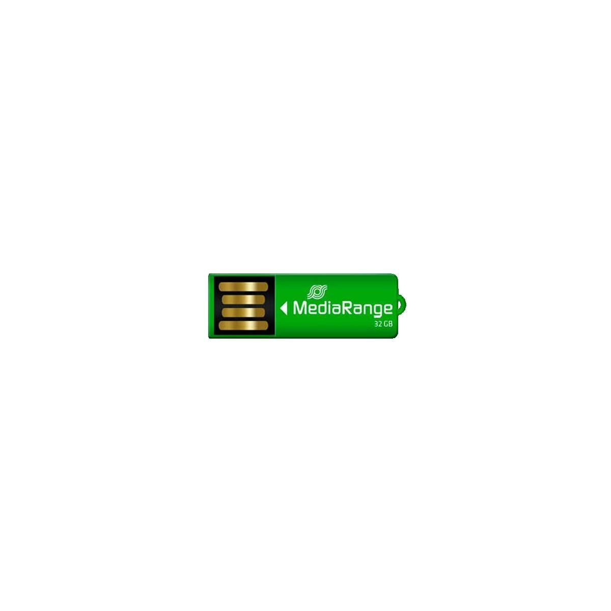 Medion Clé USB MediaRange MR977 32 Go verte