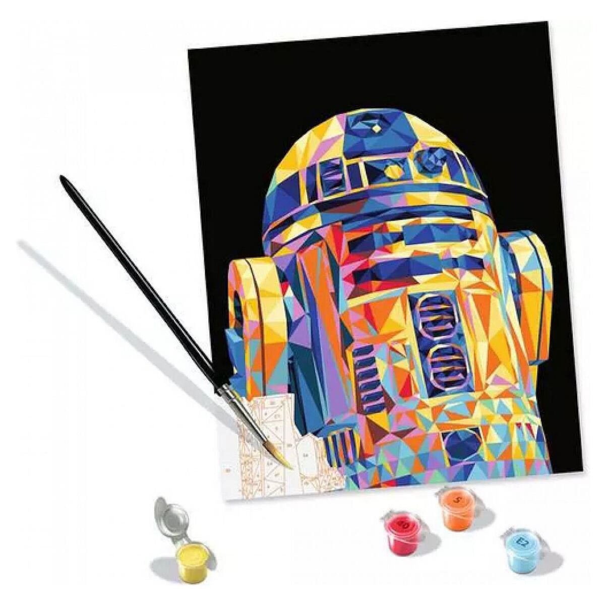 RAVENSBURGER CreArt R2D2 Star wars - 24x30cm Peinture par numero
