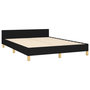 Voir la diapositive 5 : VIDAXL Cadre de lit sans matelas noir 140x200 cm tissu