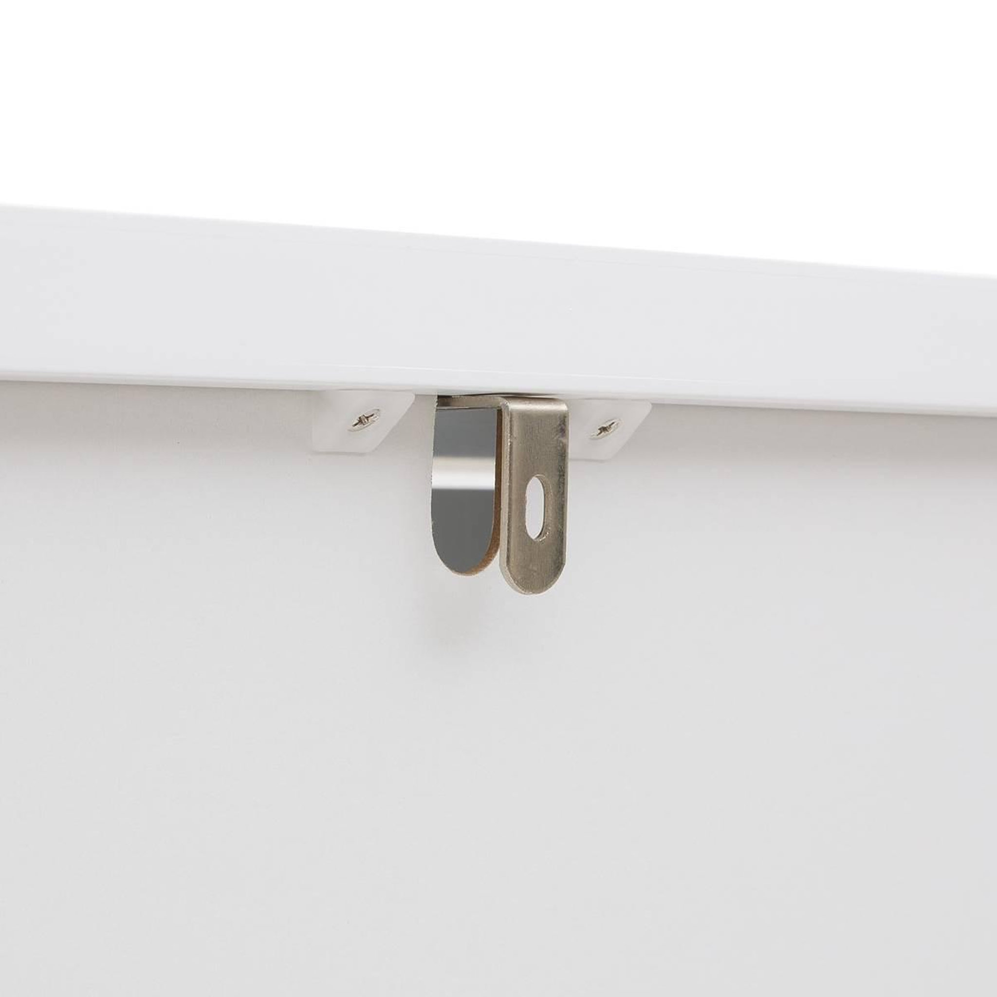 Voir la diapositive 6 : FIVE Meuble wc 2 portes  oréa  165cm blanc