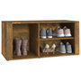 Voir la diapositive 4 : VIDAXL Armoire a chaussures Chene fume 100x35x45 cm Bois d'ingenierie