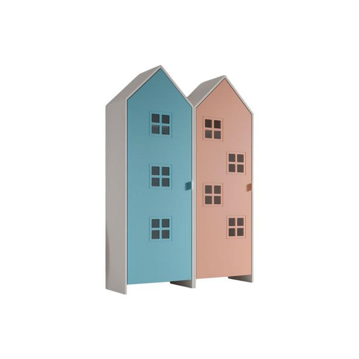 Vipack Combinaison D'armoires 2 Parties Casami Bruges bleu rose