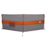 Voir la diapositive 2 : VIDAXL Brise vent de camping gris et orange 344x120 cm imperméable