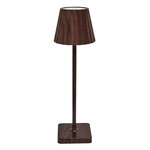 Paris Prix Lampe à Poser Tactile Effet Bois  Alana  36cm Marron