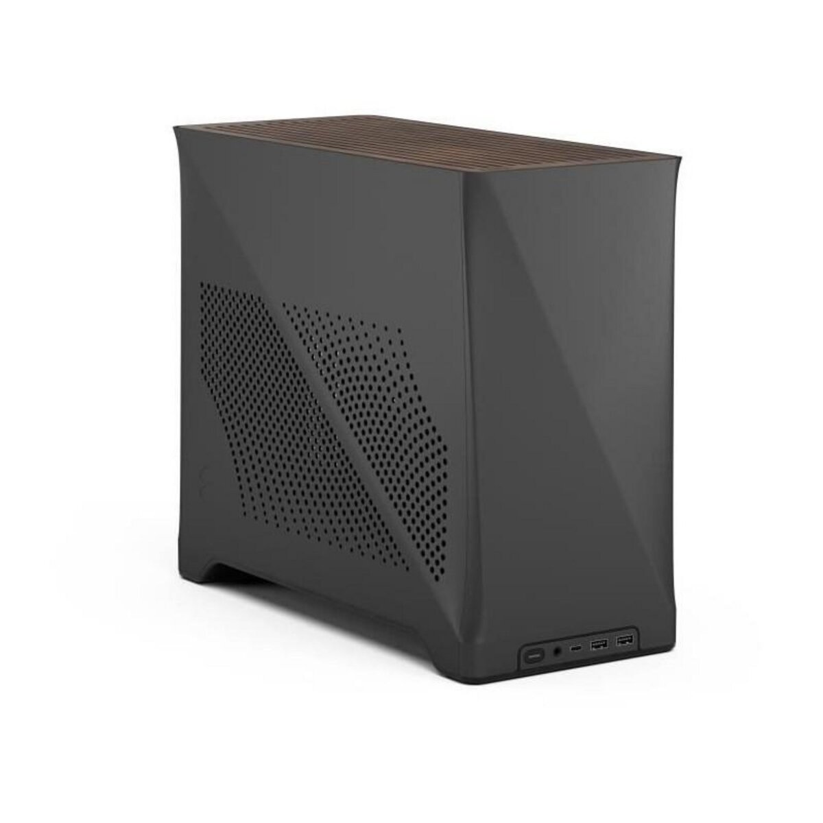 Fractal Design Boîtier PC - FRACTAL DESIGN - Era 2 Charcoal - m-ITX, 2 ventilateurs 120mm, USB3.1 Type C, Carte riser PCIe 4.0