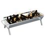 Voir la diapositive 3 : VIDAXL Plateau pour barbecue Argente 118x42x30,5 cm Acier inoxydable