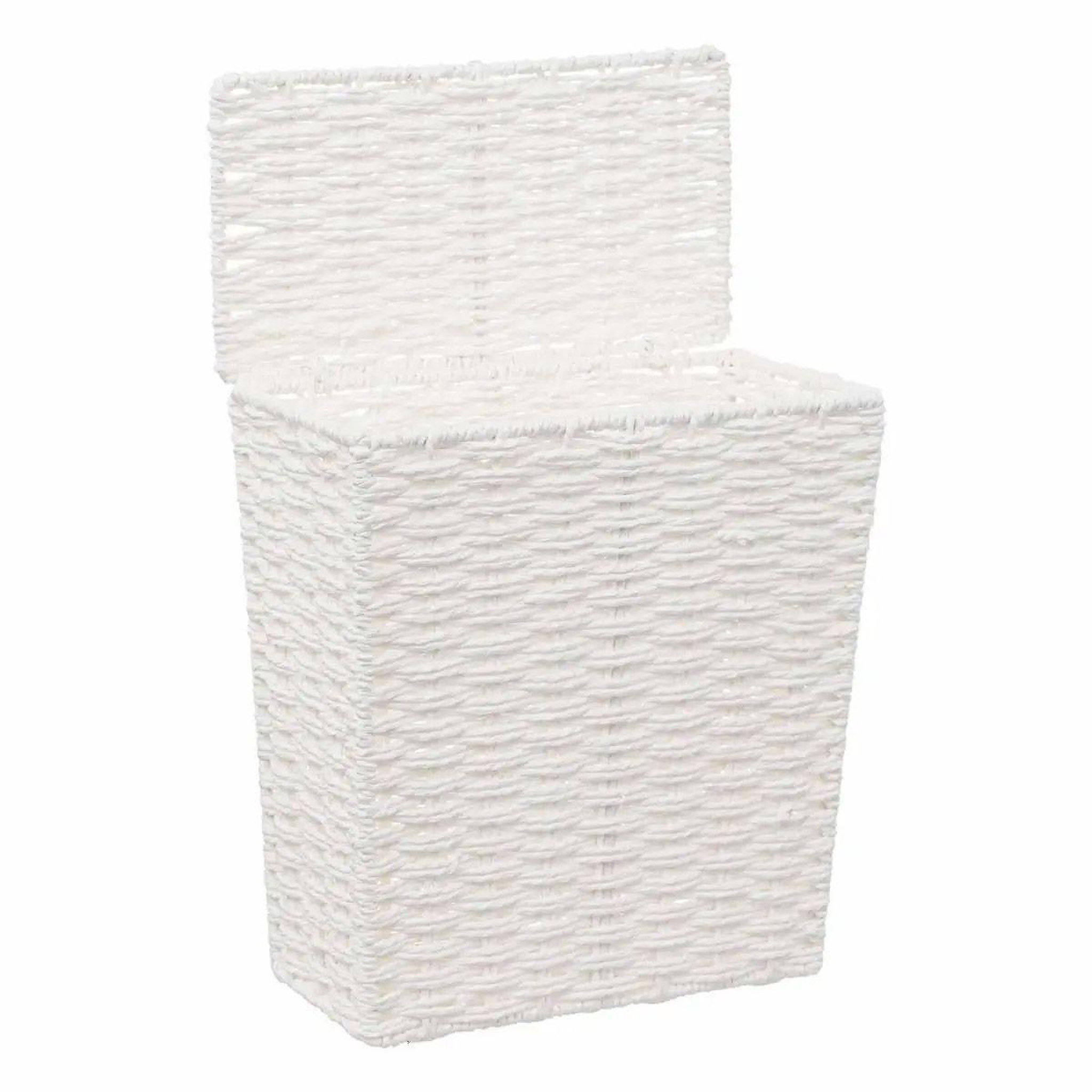 Voir la diapositive 2 : FIVE Poubelle de Salle de Bain  Costa  8L Blanc