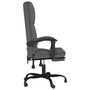 Voir la diapositive 4 : VIDAXL Fauteuil de massage inclinable de bureau Gris fonce Tissu