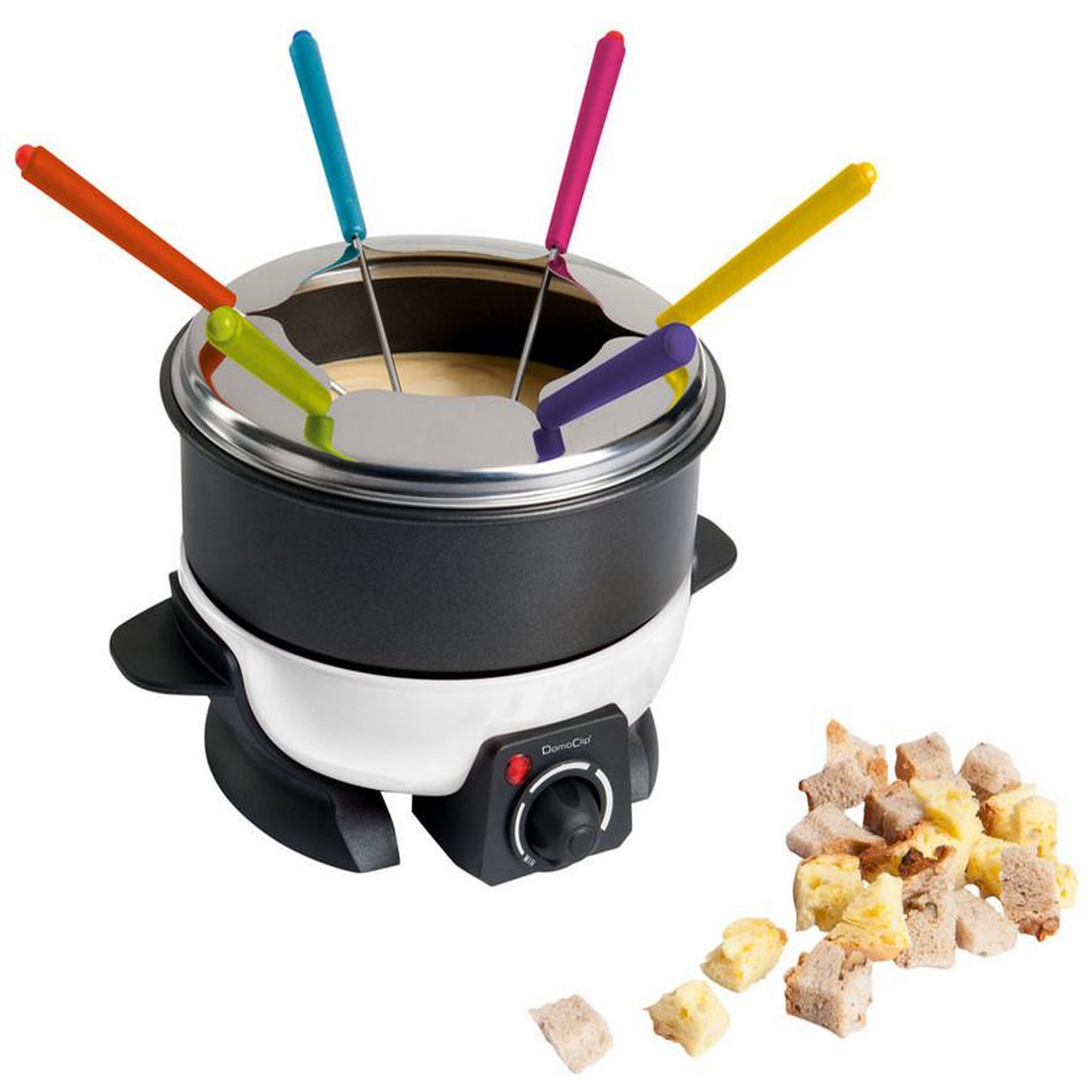 Voir la diapositive 2 : DOMOCLIP Fondue électrique 500w 6 fourchettes - doc106