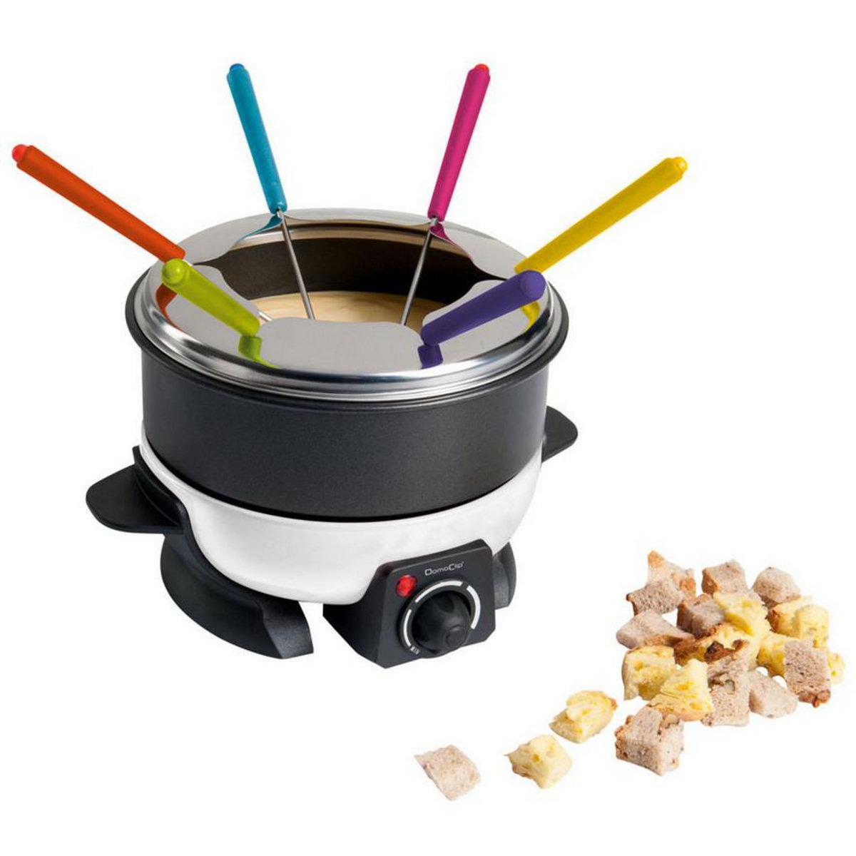 DOMOCLIP Fondue électrique 500w 6 fourchettes - doc106