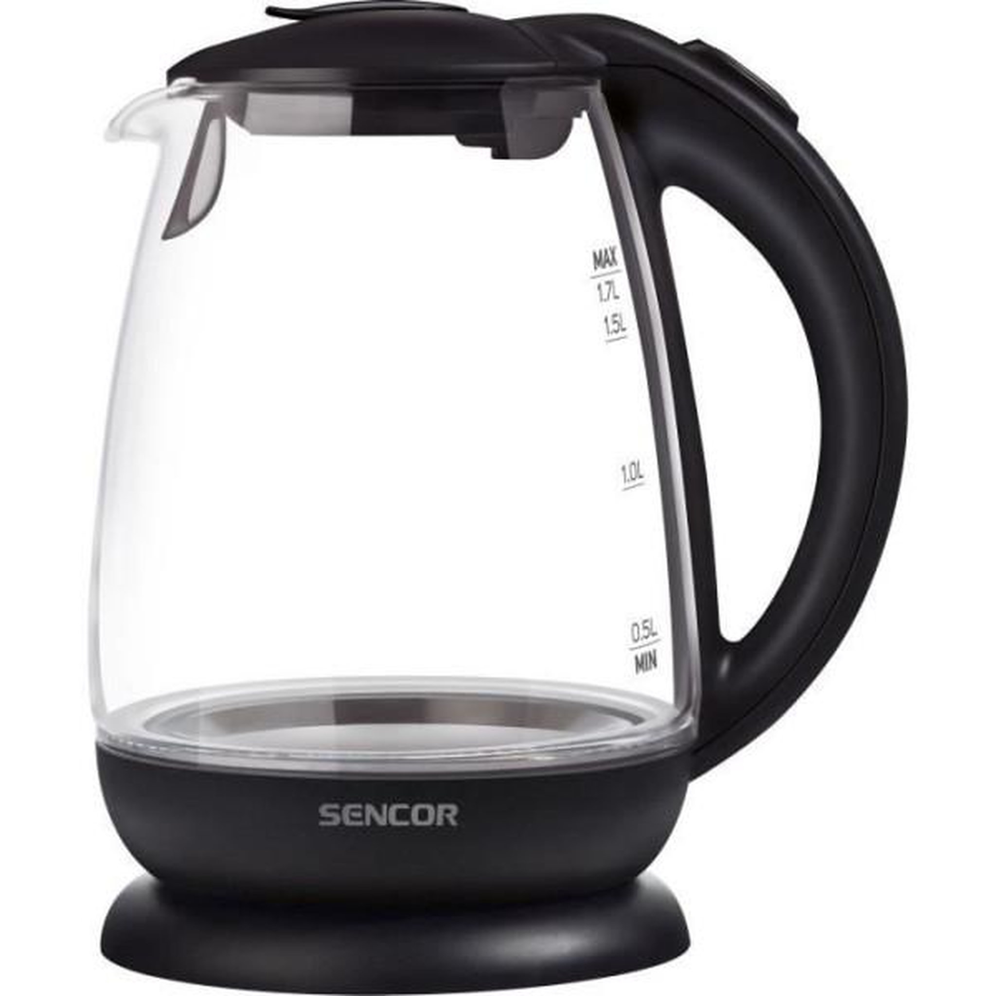 MARKET24 Bouilloire Electrique  - SENCOR - SWK-1785BK - 1,7 L - 2200 W - Noir