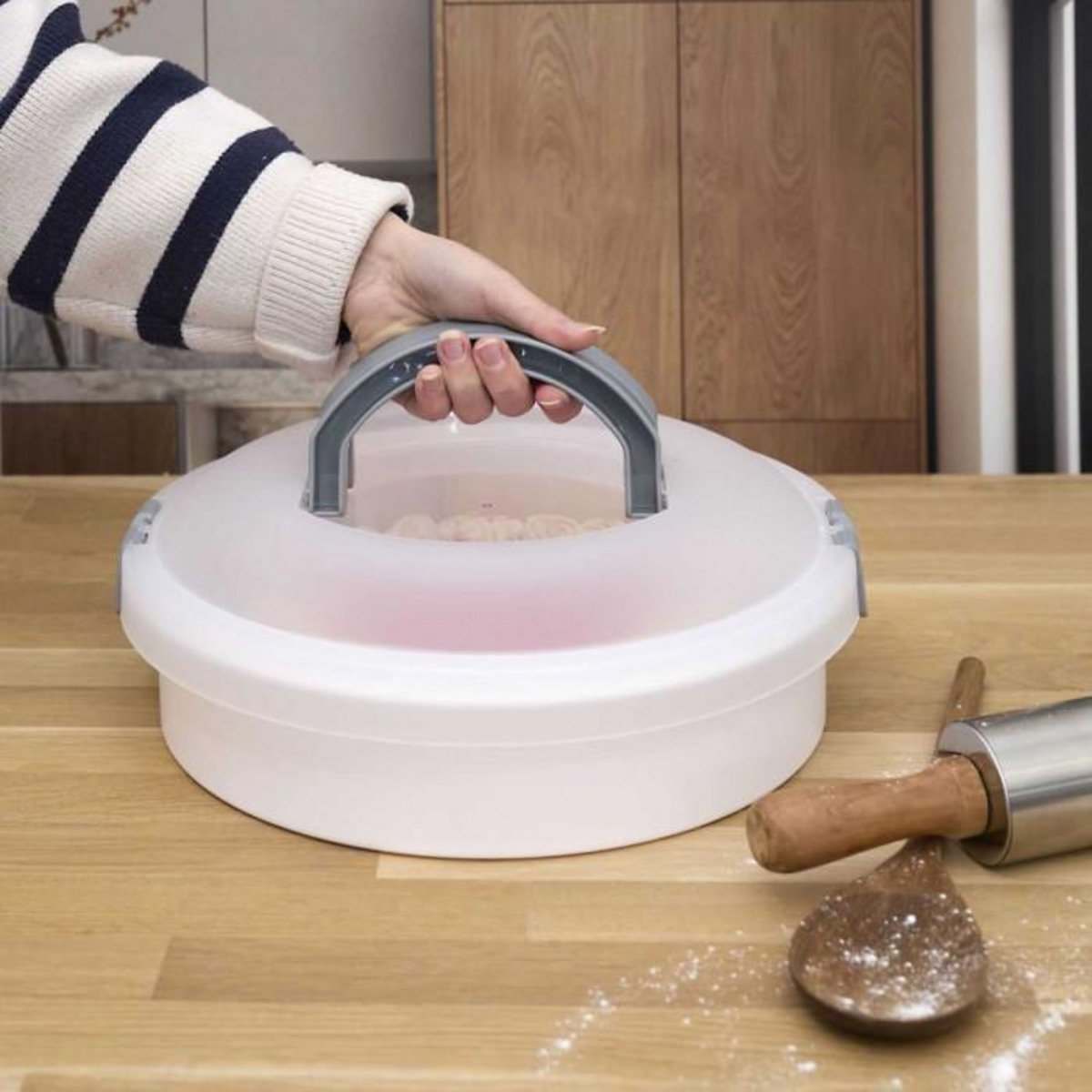 Paris Prix Boîte à Gâteaux  Transportable  28cm Transparent