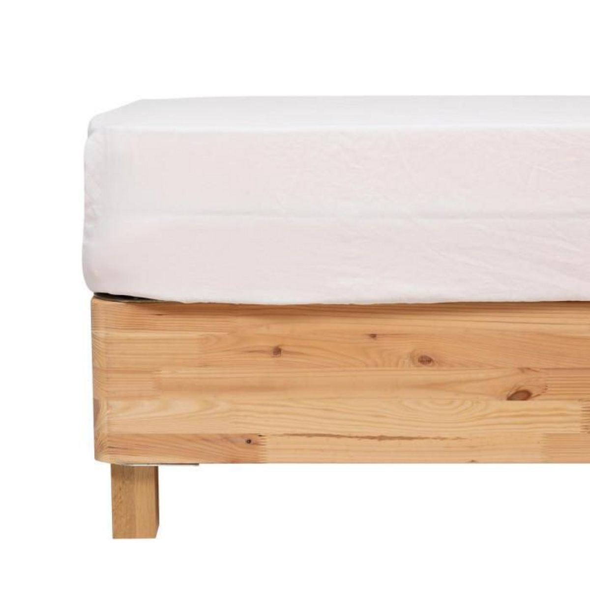 ATMOSPHERA Drap Housse en Microfibre  Priscia  160x200cm Blanc