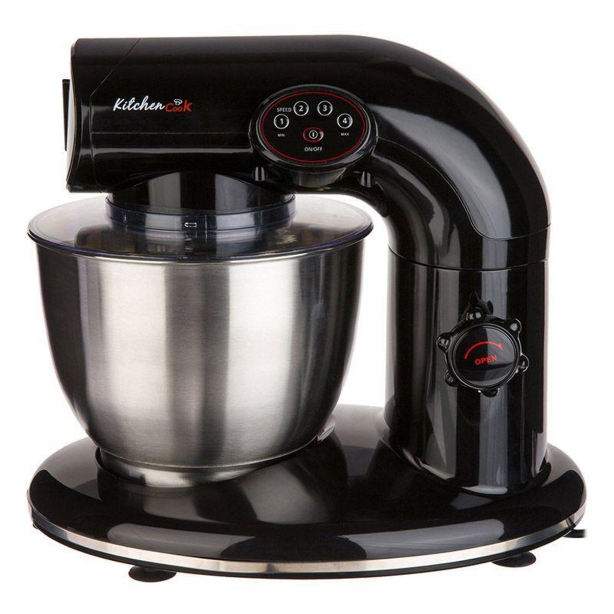 KITCHENCOOK Robot Pétrin Avec Bol Inox 5 L Ak80 Kitchencook Noir