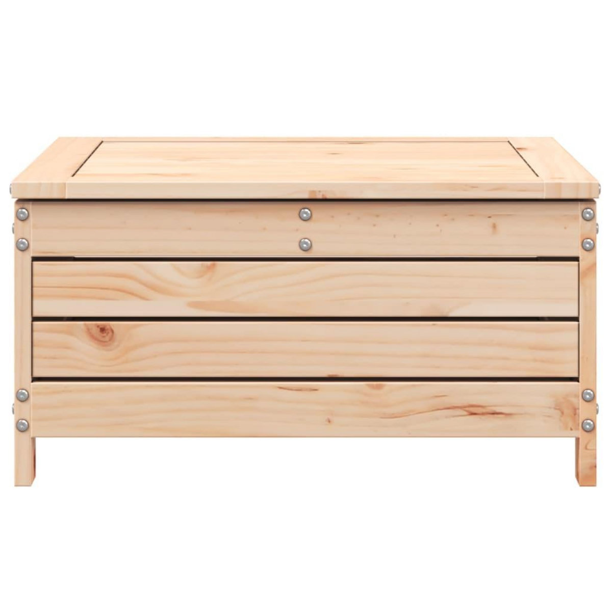 VIDAXL Repose-pied de jardin 62x63,5x32 cm bois de pin massif