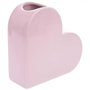Voir la diapositive 1 : RICO DESIGN Vase en céramique coeur rose 16 cm