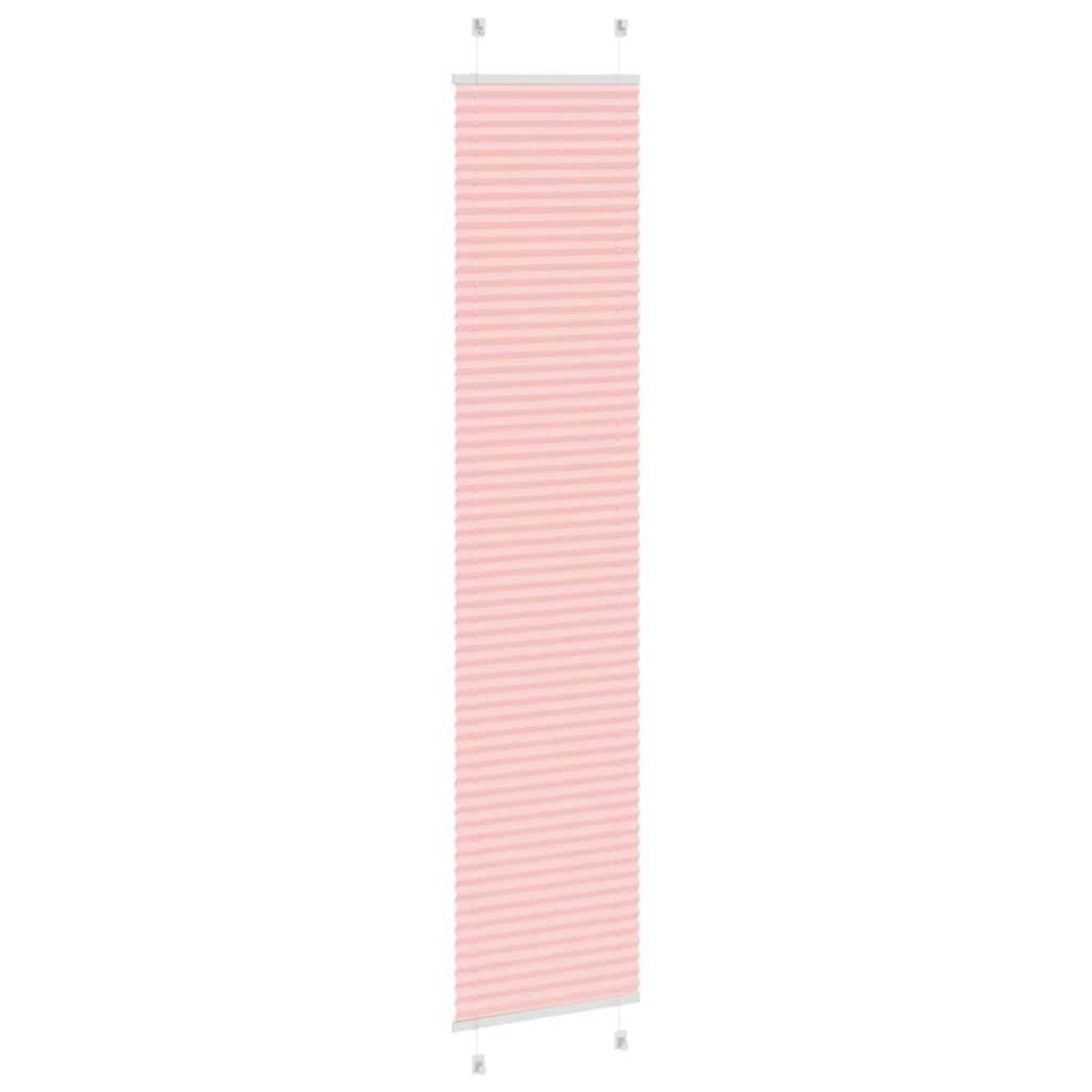 VIDAXL Store plisse rose 40x200 cm largeur du tissu 39,4 cm polyester