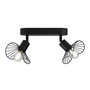 Voir la diapositive 3 : OSTARIA Rampe 2 spots orientables Capeline noir