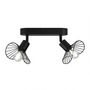 Voir la diapositive 3 : OSTARIA Rampe 2 spots orientables Capeline noir