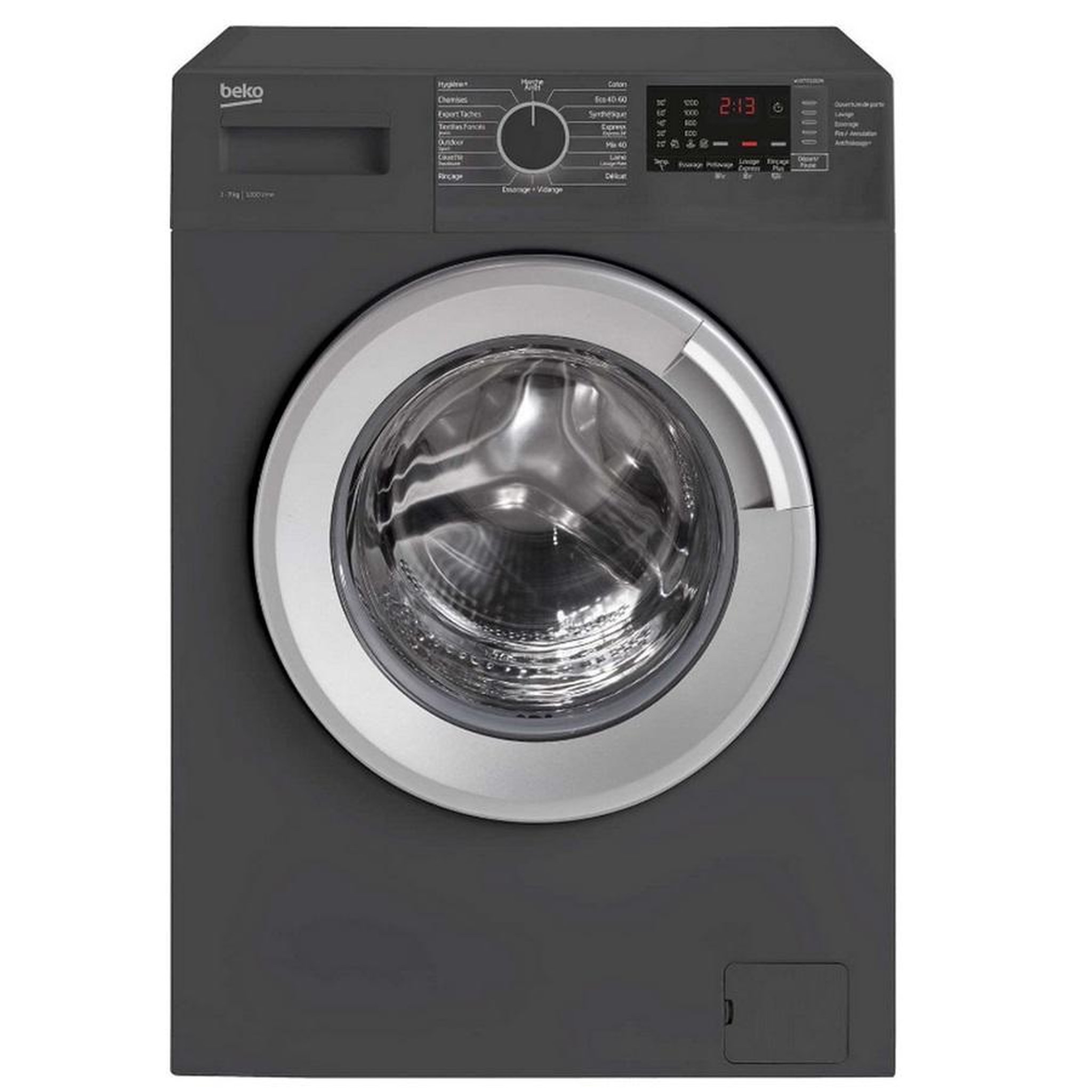 Voir la diapositive 1 : Beko Lave-linge  frontal 7kg 1200 tours/min - WUE7212S1A