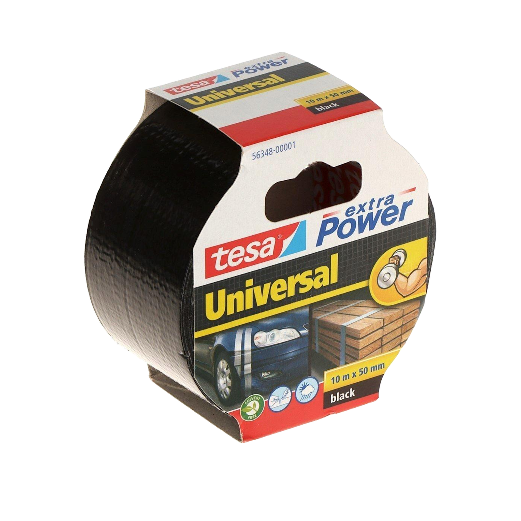 Voir la diapositive 2 : Tesa Ruban adhésif Tesa extra-power noir