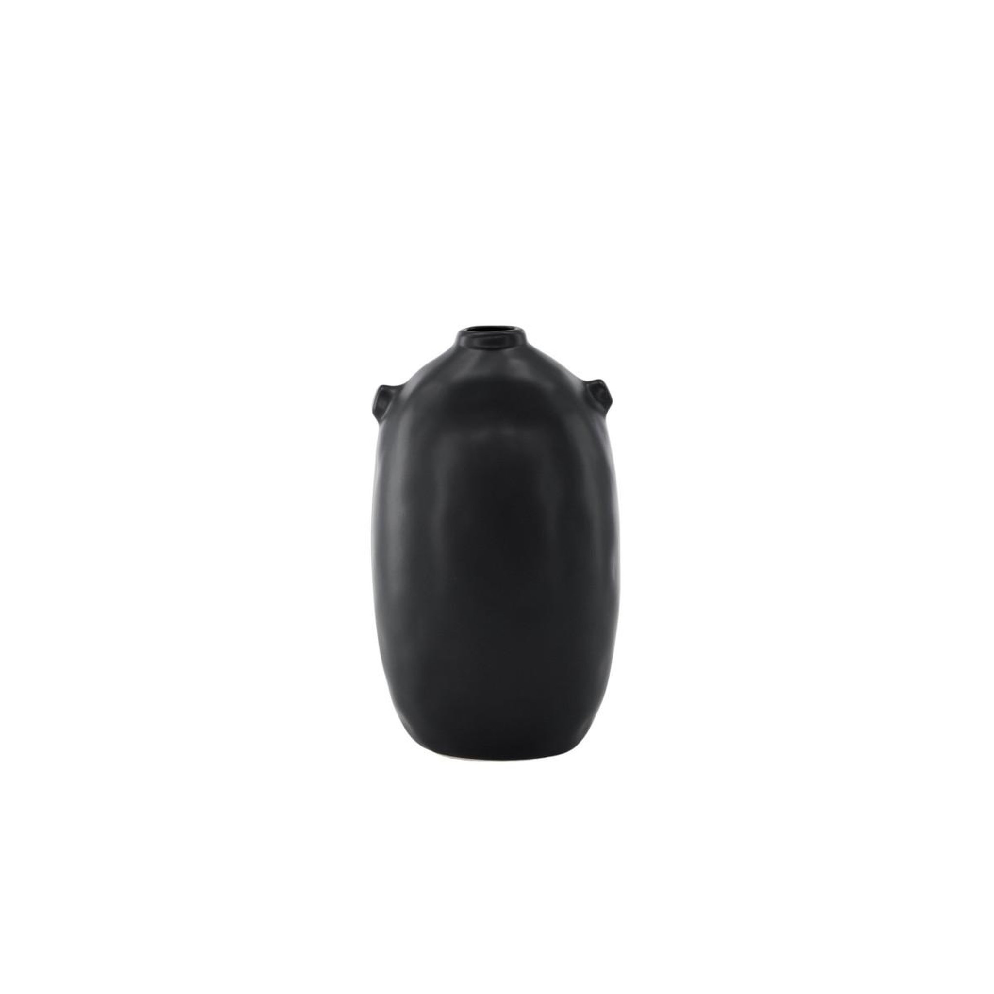 Voir la diapositive 3 : Paris Prix Vase déco en céramique  madi  28cm noir