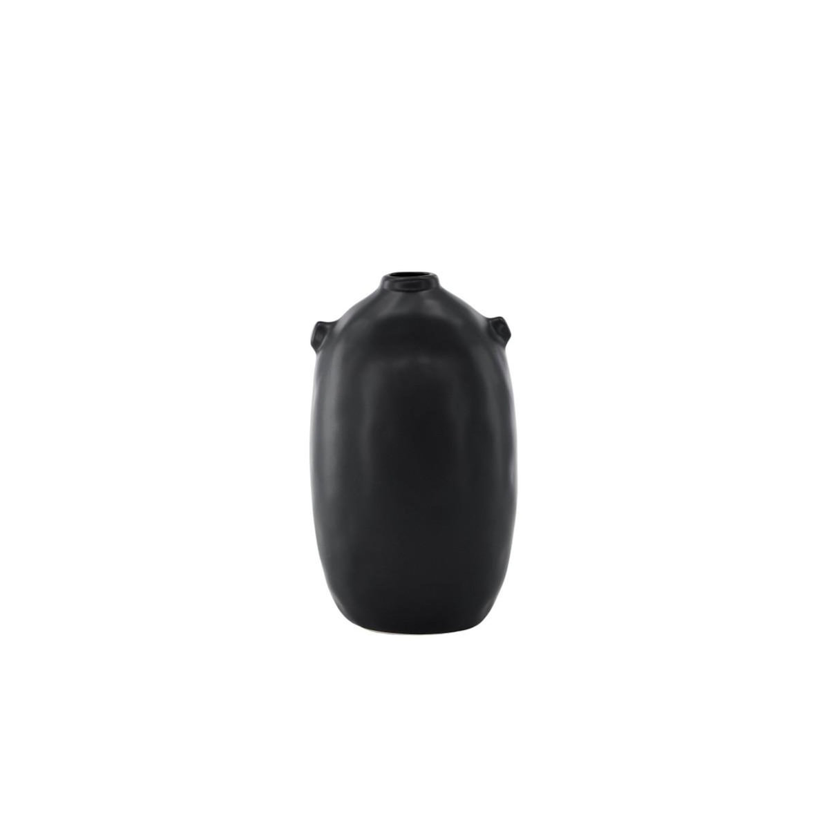 Paris Prix Vase Déco en Céramique  Madi  28cm Noir
