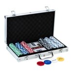 Paris Prix Mallette de Poker  300 Jetons  38cm Argent