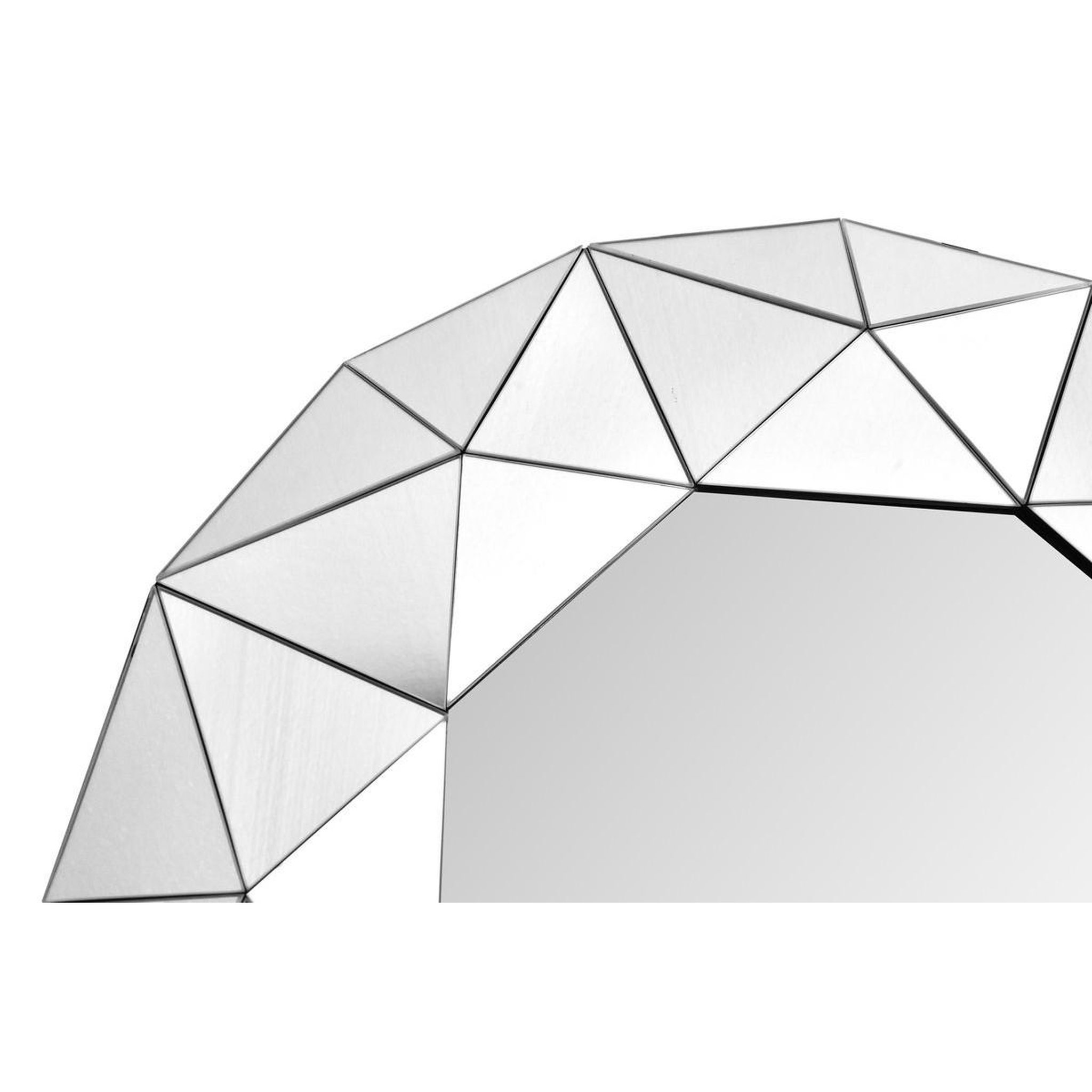 Voir la diapositive 3 : Paris Prix Miroir mural design  vulcanus  70cm argent