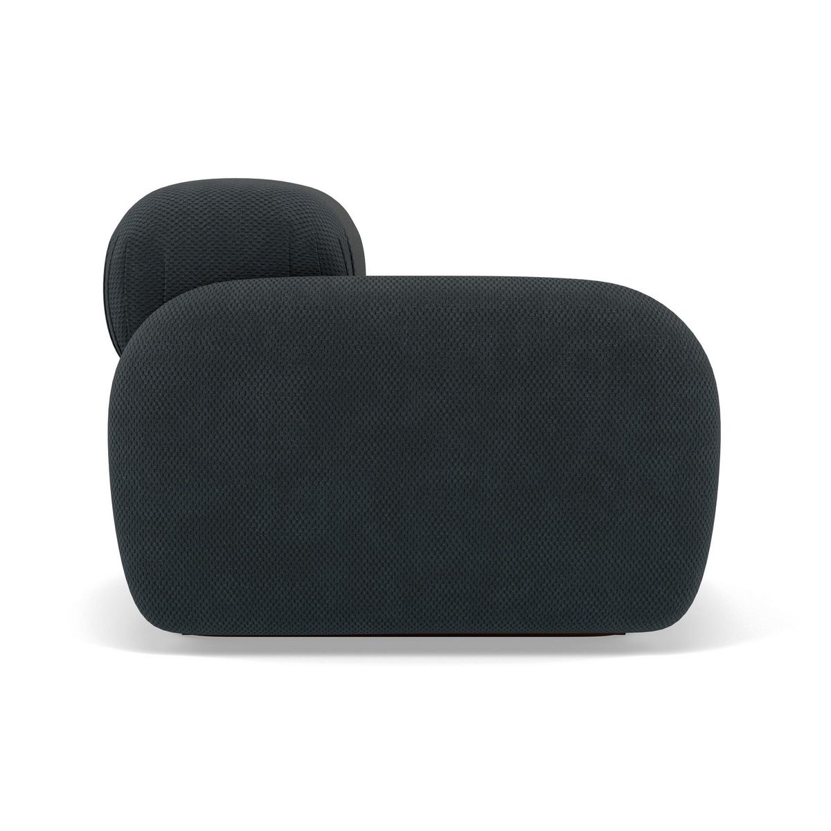 LISA DESIGN Penelope - module d'assise gauche en velours texturé