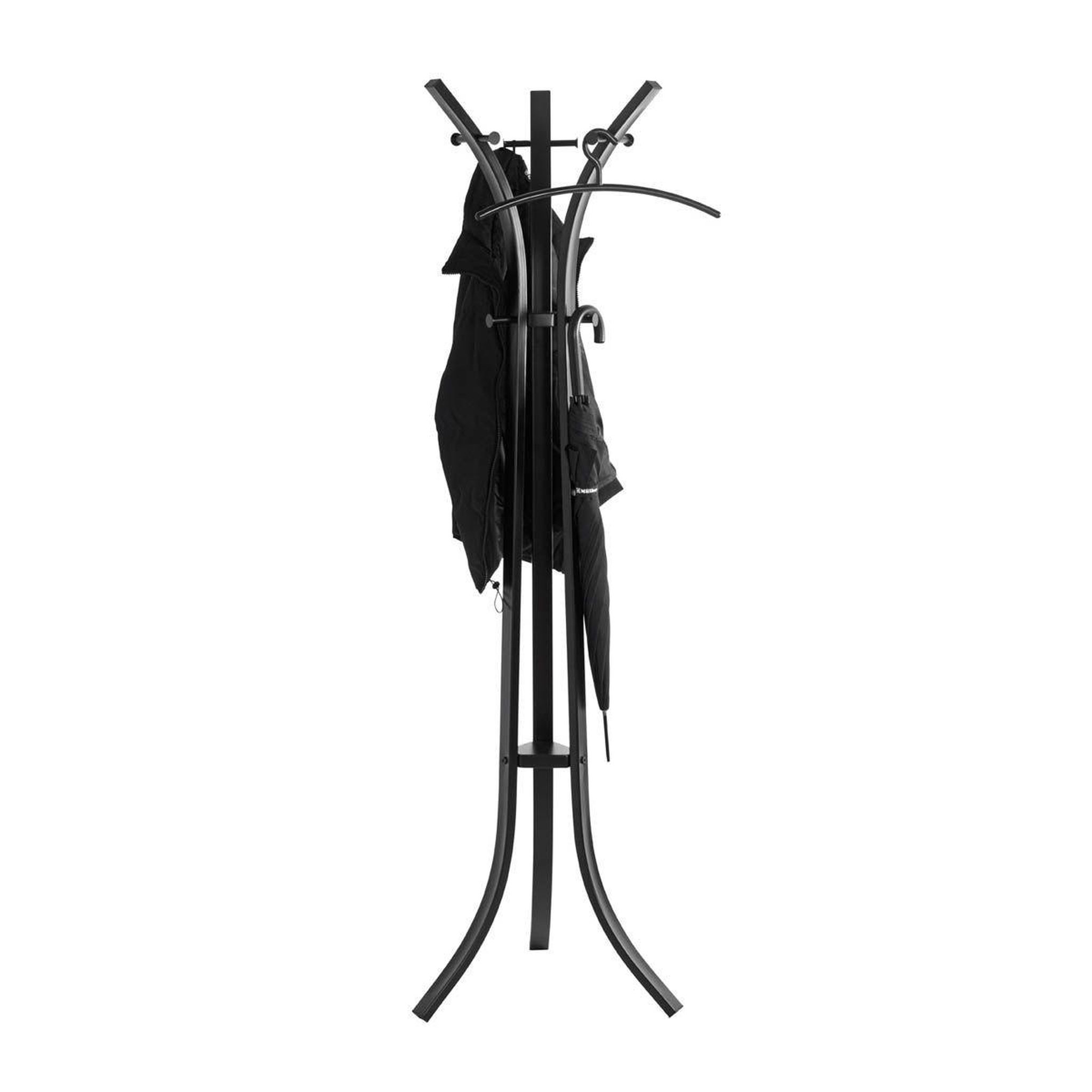 Voir la diapositive 3 : Paris Prix Porte-manteau en métal  tilla  174cm noir