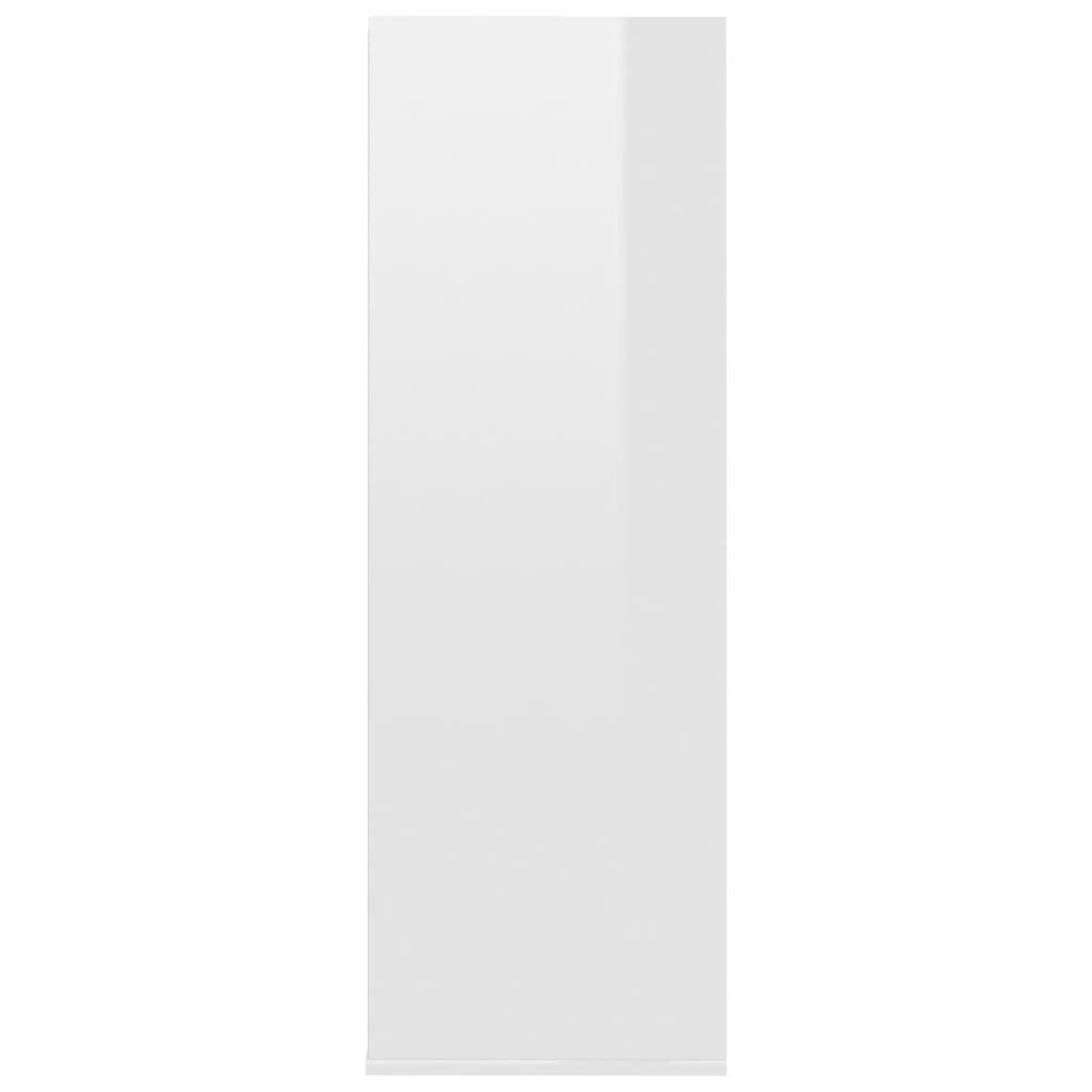 Voir la diapositive 5 : VIDAXL Etagere a chaussures Blanc brillant 54x34x100,5 cm