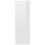 Voir la diapositive 5 : VIDAXL Etagere a chaussures Blanc brillant 54x34x100,5 cm