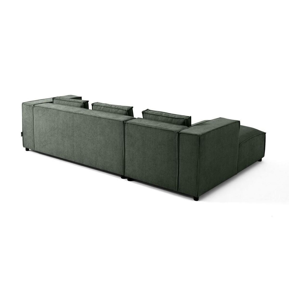 LISA DESIGN Stella - canapé d'angle gauche - 4 places - en tissu texturé