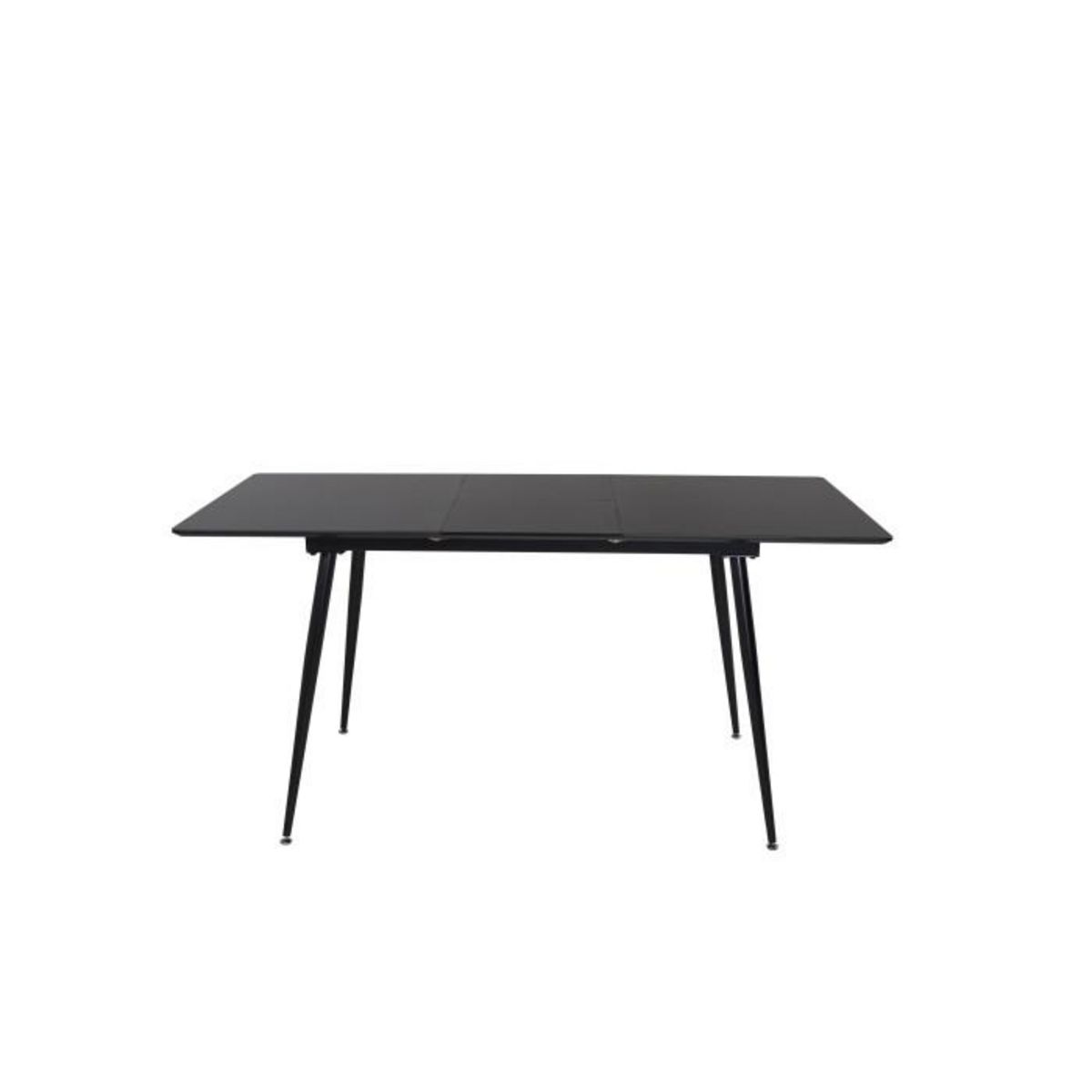 Paris Prix Table à Manger Extensible  Silar  120-160cm Noir