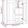 Voir la diapositive 6 : VIDAXL Armoire murale suspendue Sonoma gris 69,5x34x90 cm